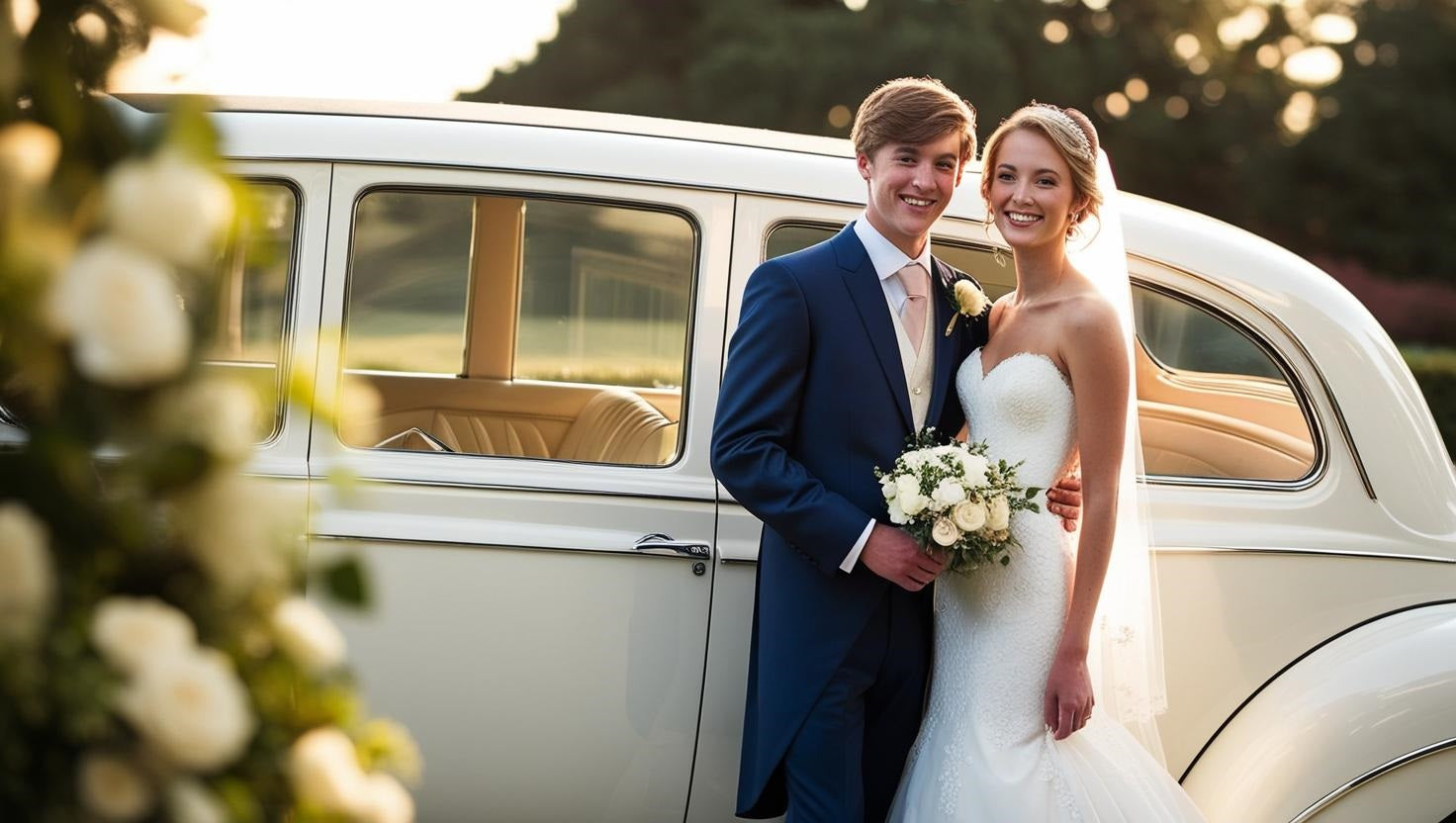 Waarom kiezen we meestal voor een witte auto voor een bruiloft?