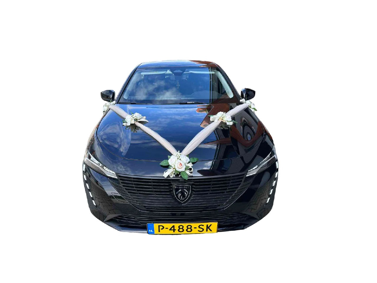 Luxe Trouwauto Decoratie: DOROTHA CHAMPAGNE