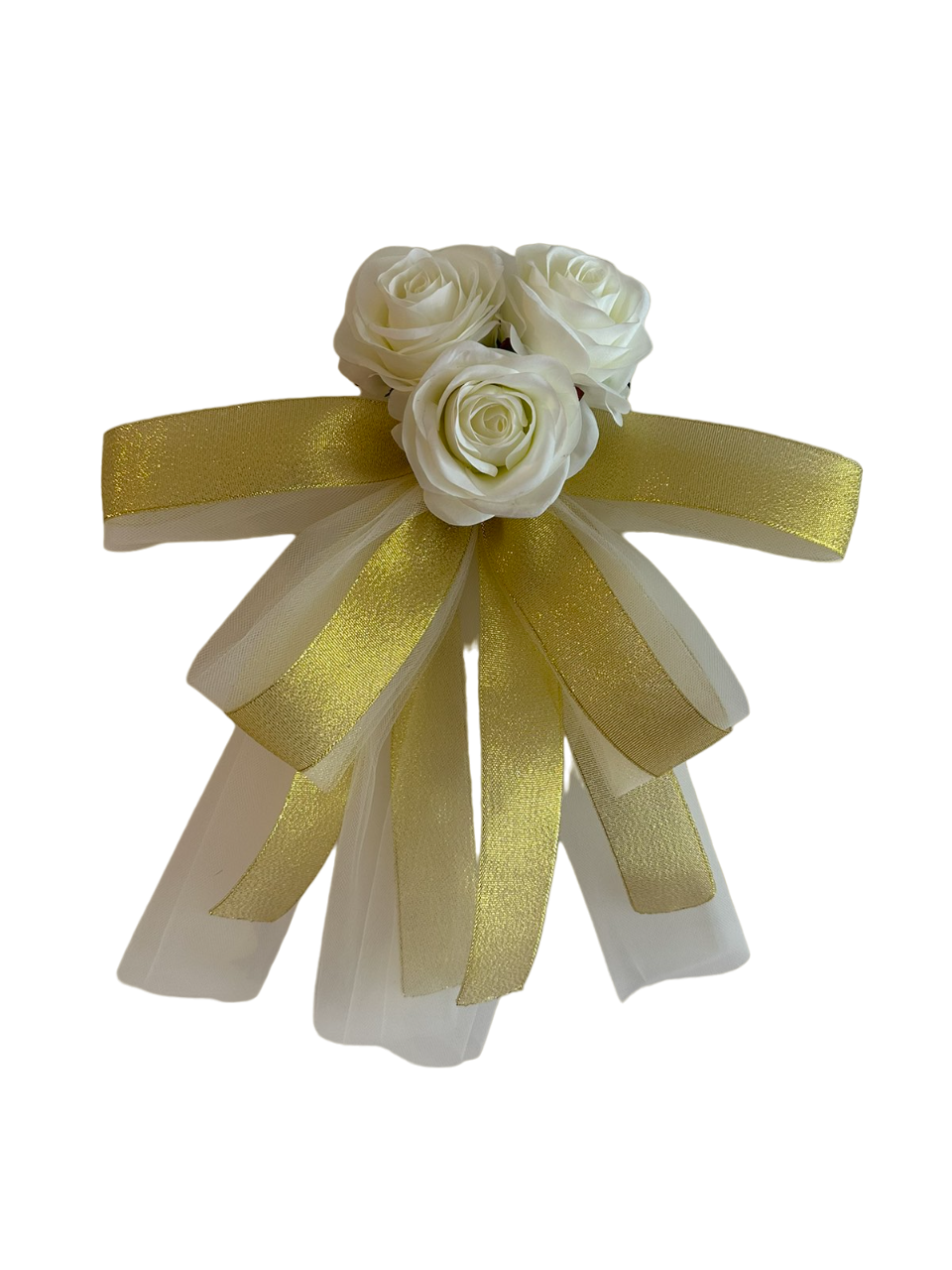 BUITENSPIEGEL DECORATIE - MIA ECRU & GOUD