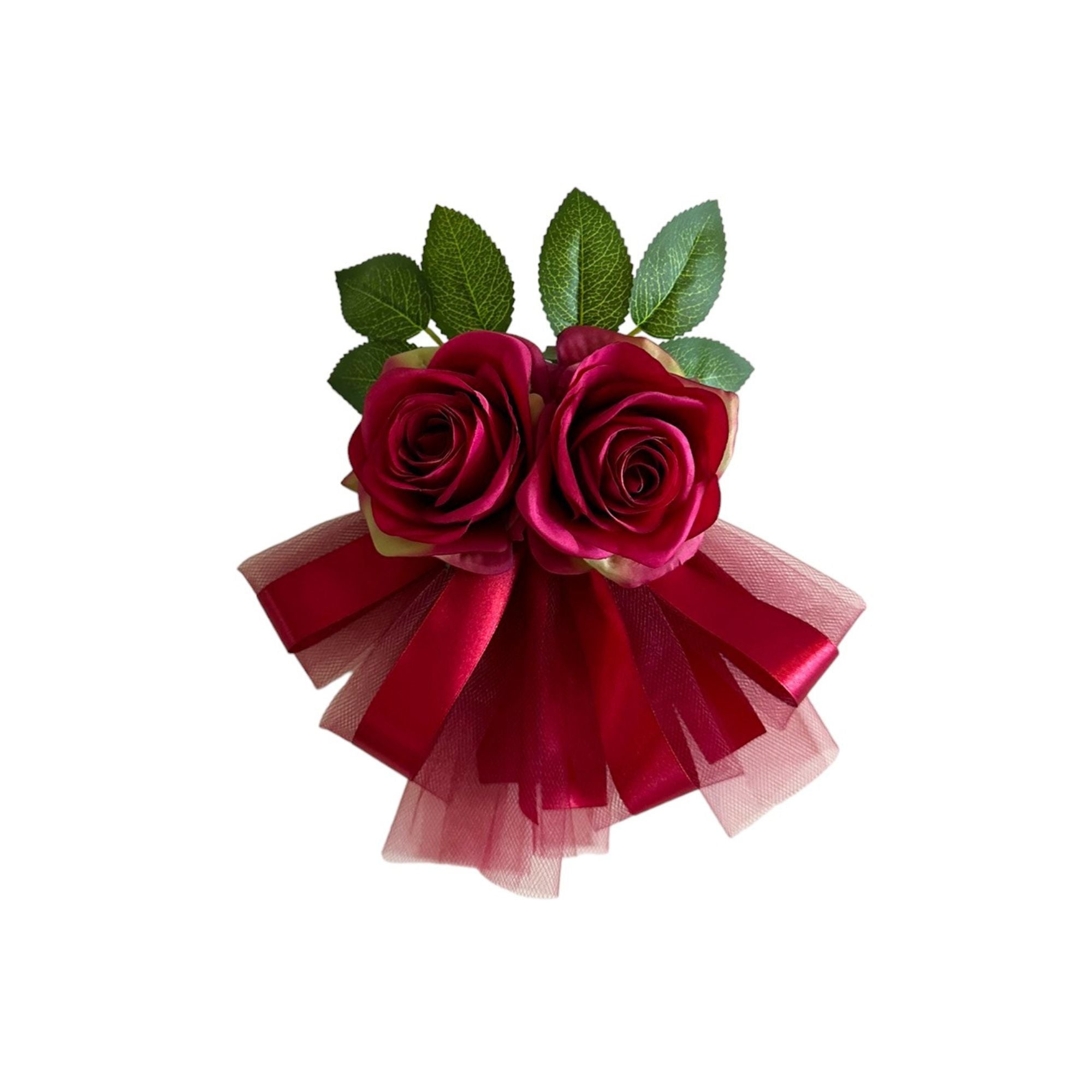 Handvatten Decoratie - Lina Donker Rood