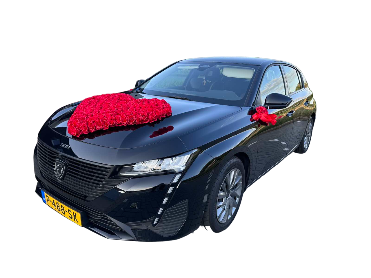 Luxe Trouwauto Decoratie: BIANCA