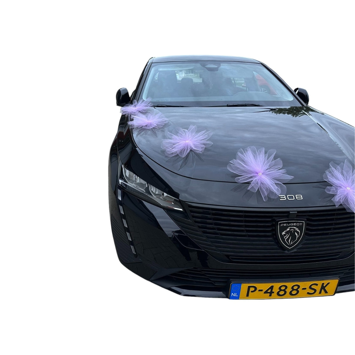Luxe Trouwauto Decoratie: AMY LILA