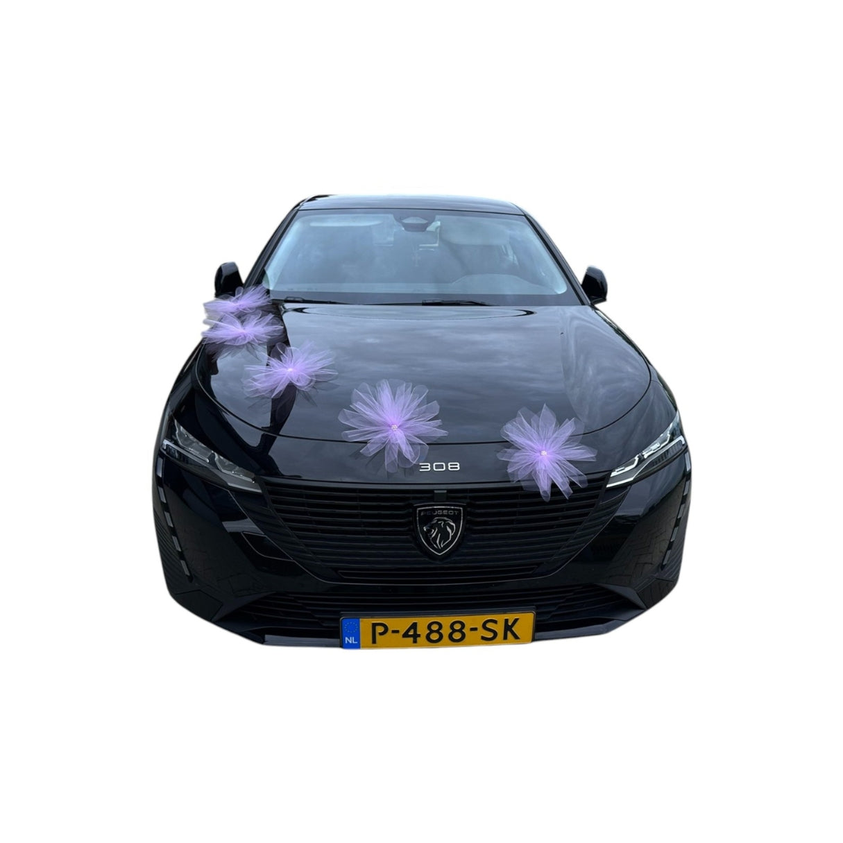 Luxe Trouwauto Decoratie: AMY LILA