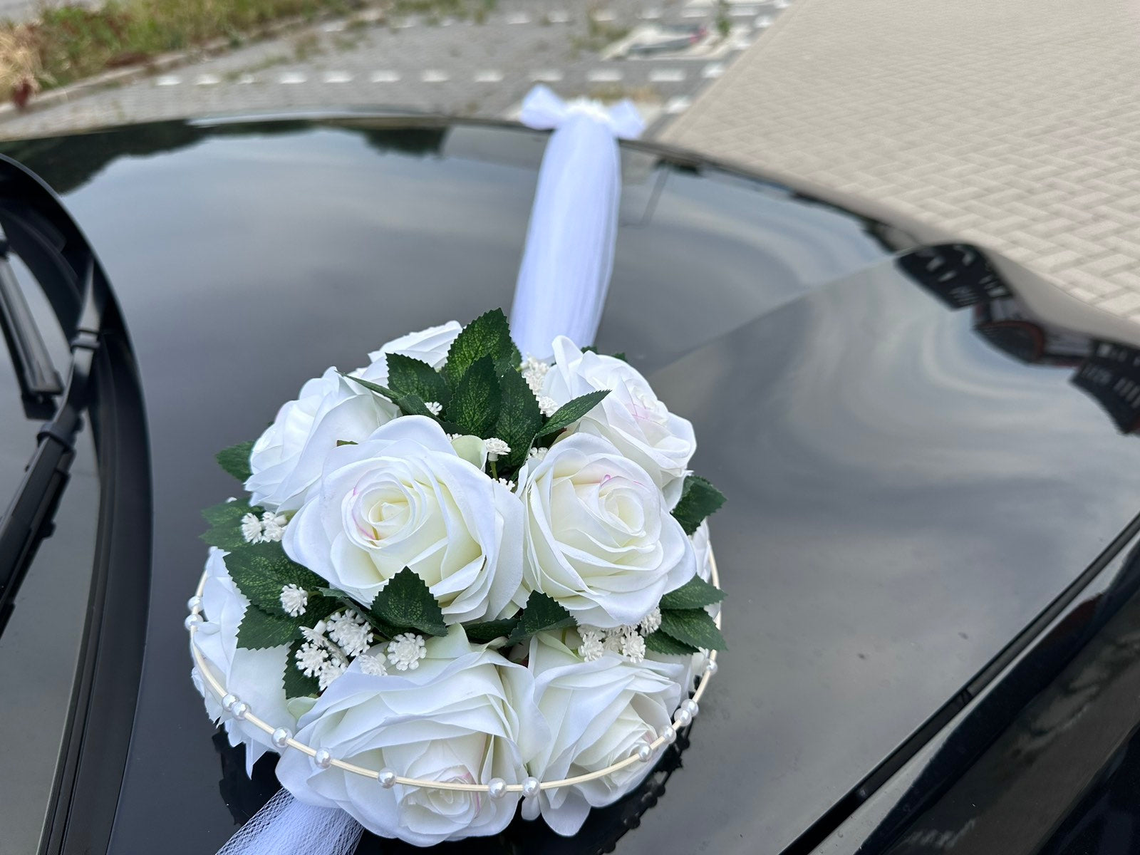 Luxe Trouwauto Decoratie: ARIANA