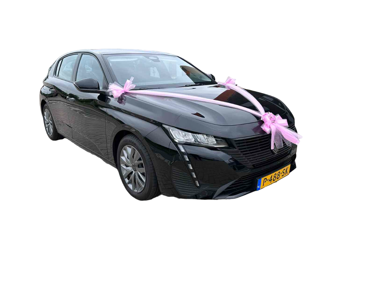Luxe Trouwauto Decoratie: CLARA ROZE