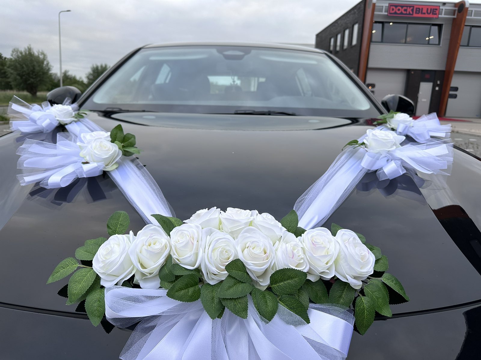 Luxe Trouwauto Decoratie: DAPHNE