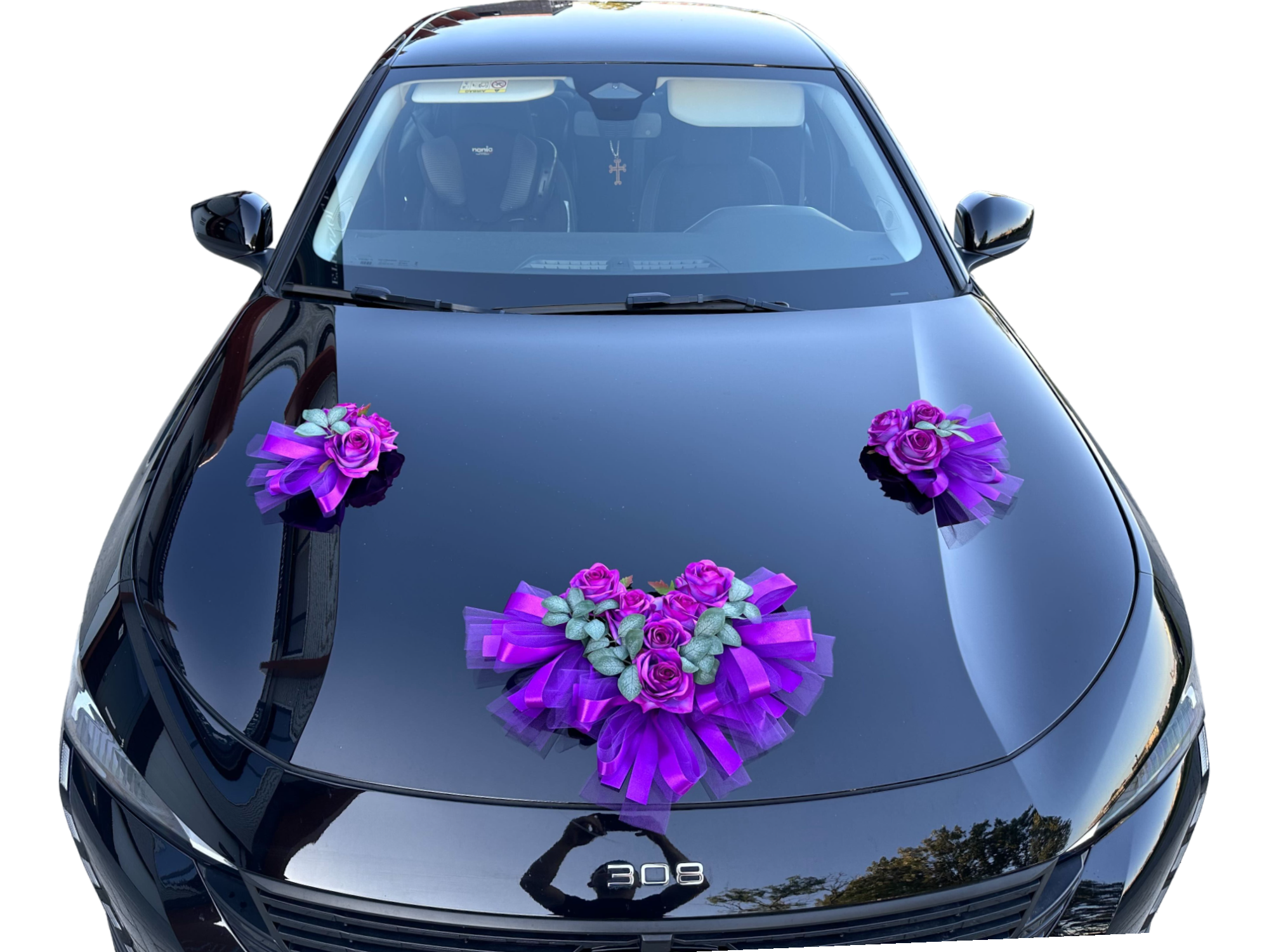 Luxe Trouwauto Decoratie: INGE