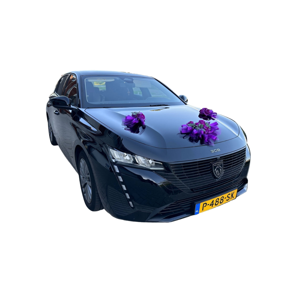 Luxe Trouwauto Decoratie: INGE