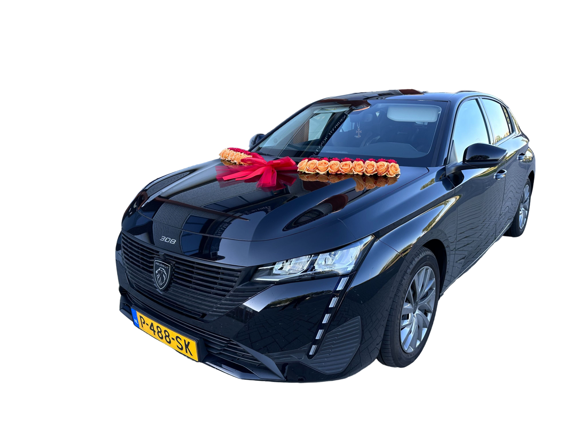 Luxe Trouwauto Decoratie: JULIETA
