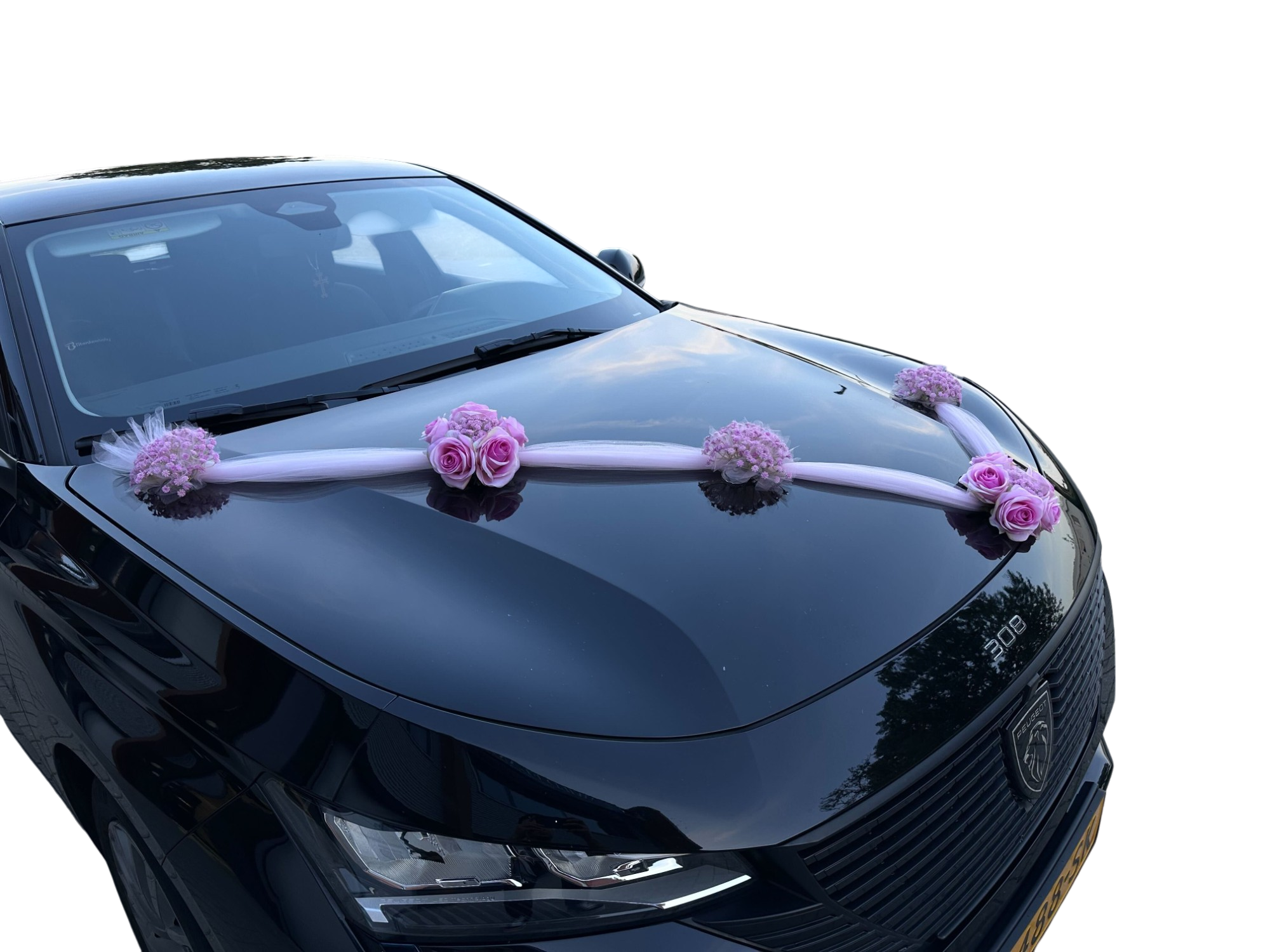Luxe Trouwauto Decoratie: BRITNEY