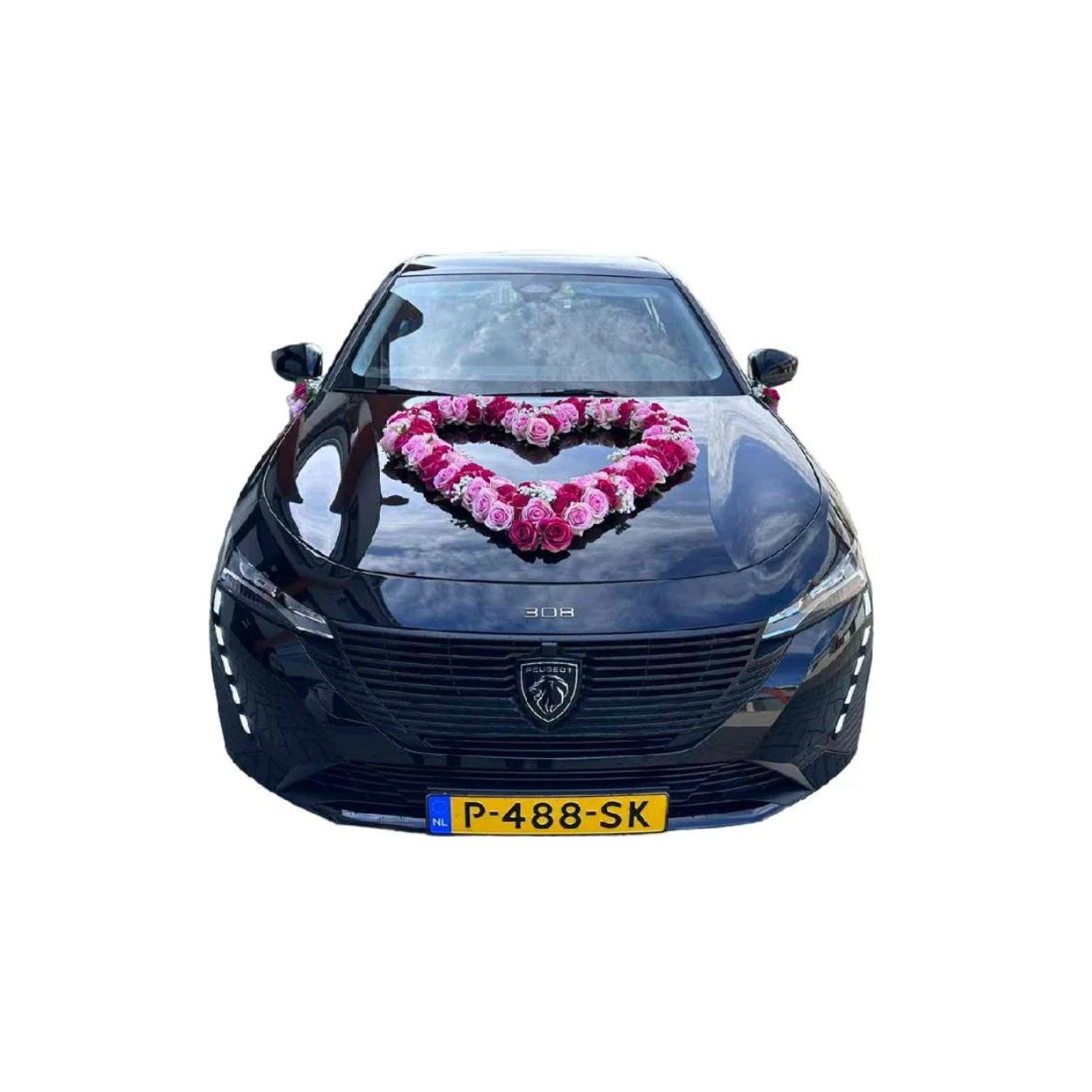 Luxe Trouwauto Decoratie: LAIDA