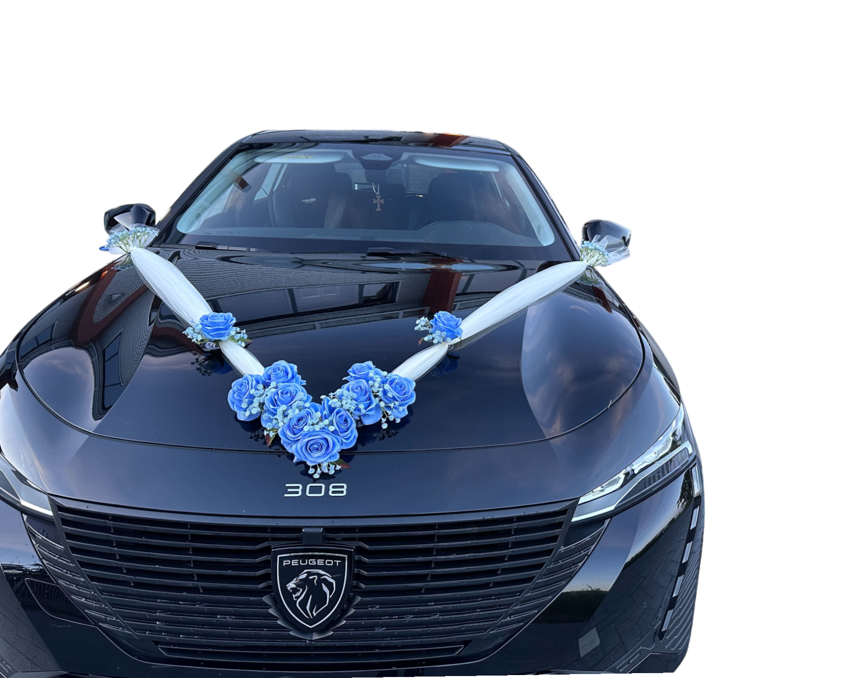 Luxe Trouwauto Decoratie: LAUREN