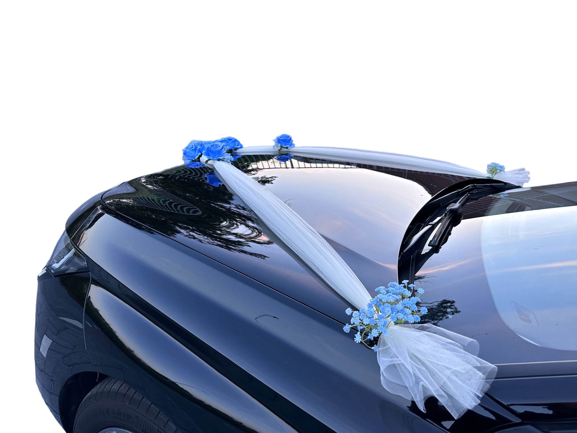 Luxe Trouwauto Decoratie: LAUREN