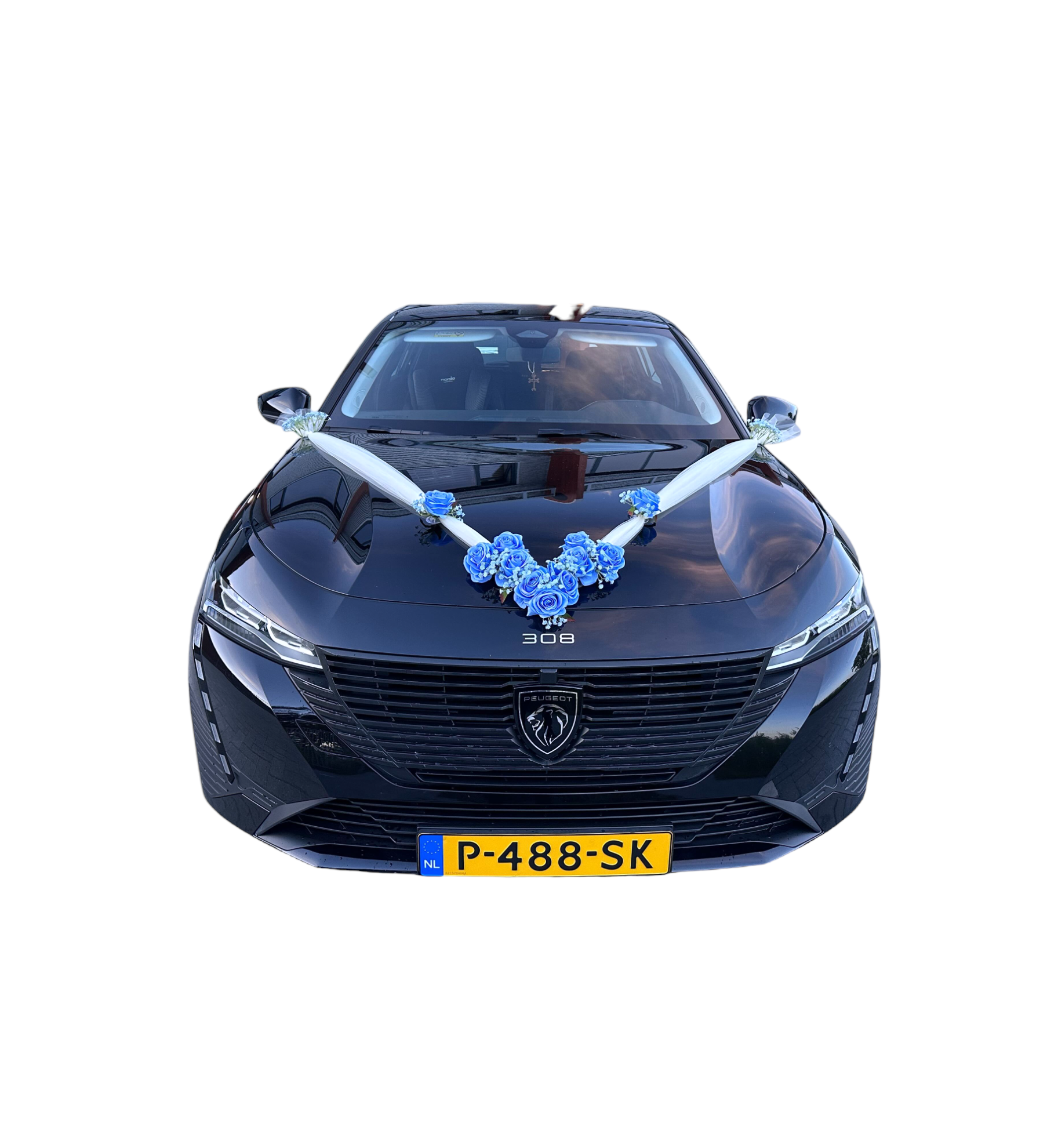 Luxe Trouwauto Decoratie: LAUREN