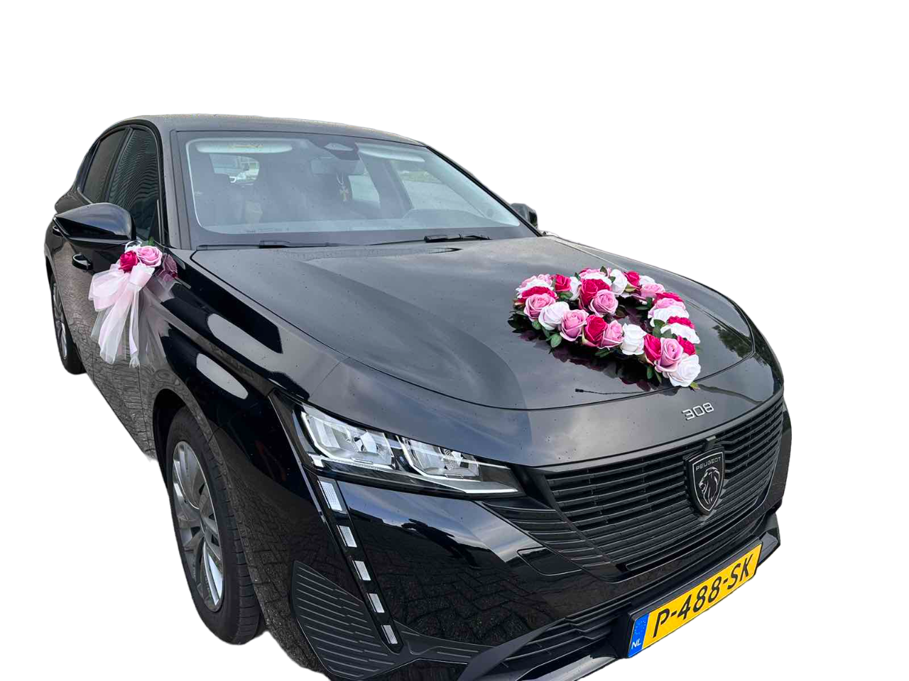 Luxe Trouwauto Decoratie: LEA