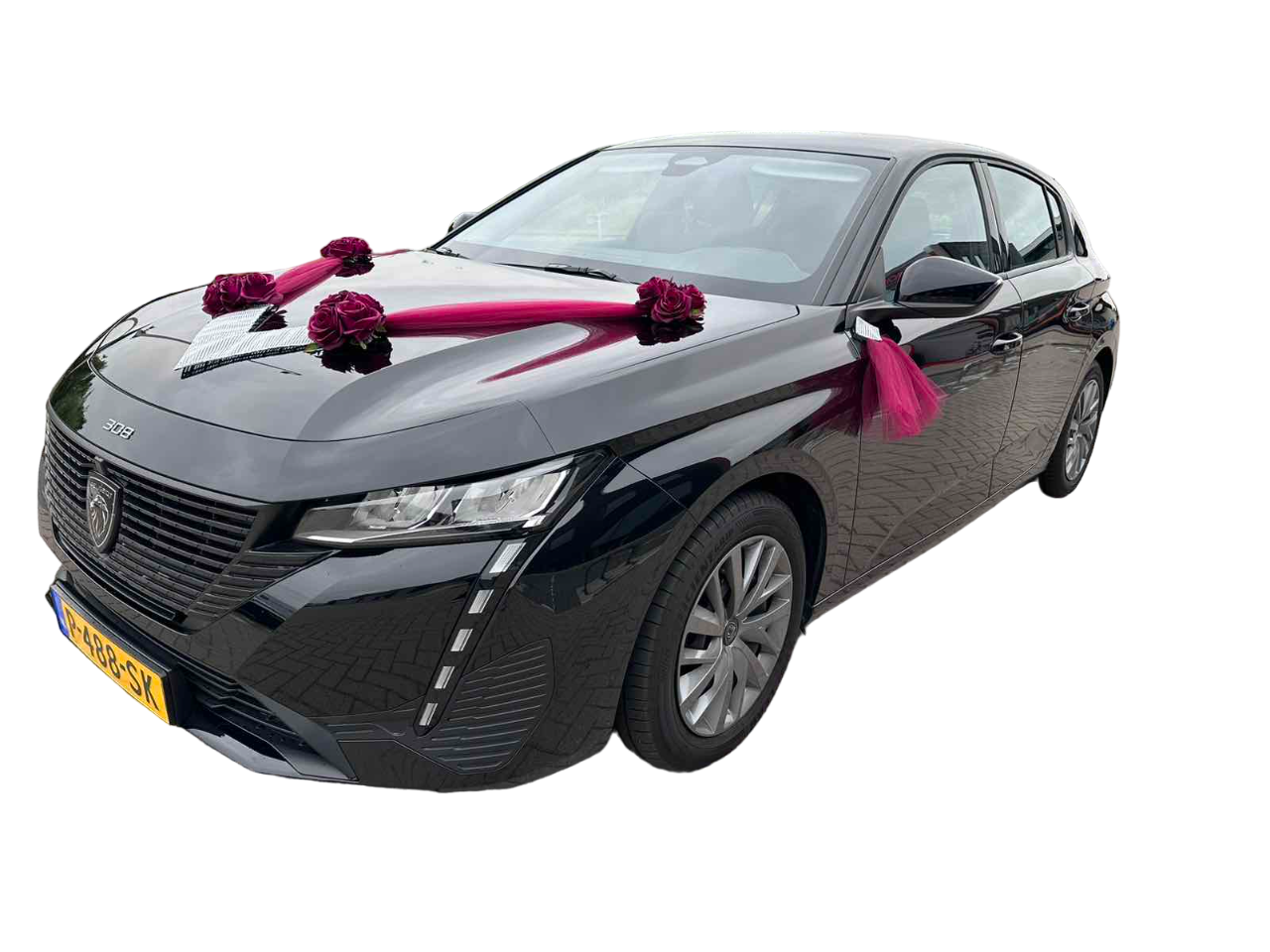 Luxe Trouwauto Decoratie: LORENZA