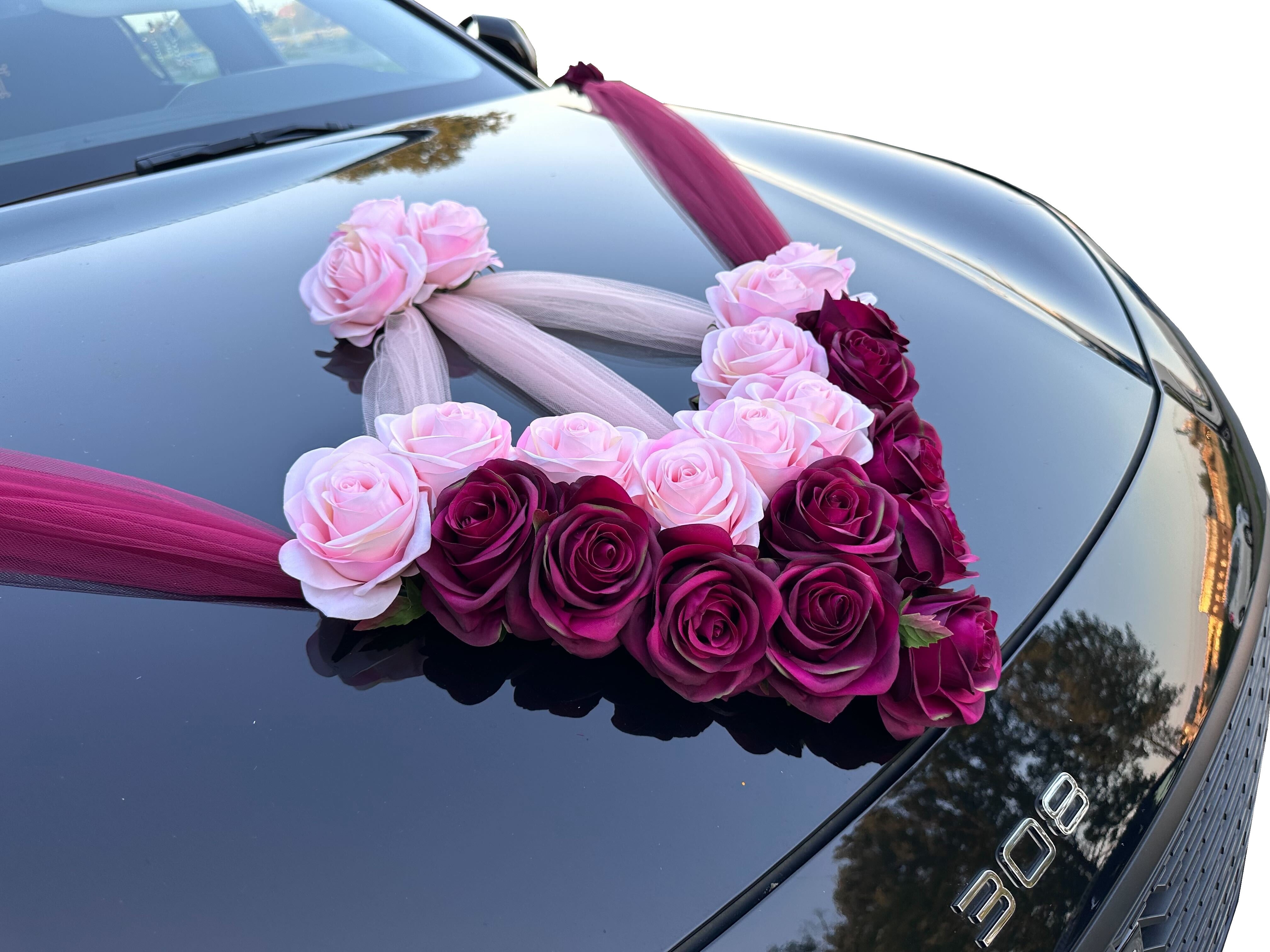 Luxe Trouwauto Decoratie: NATALIE