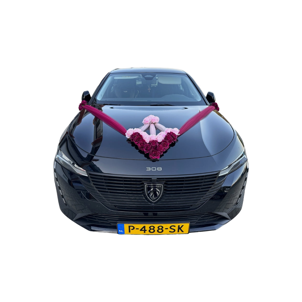 Luxe Trouwauto Decoratie: NATALIE