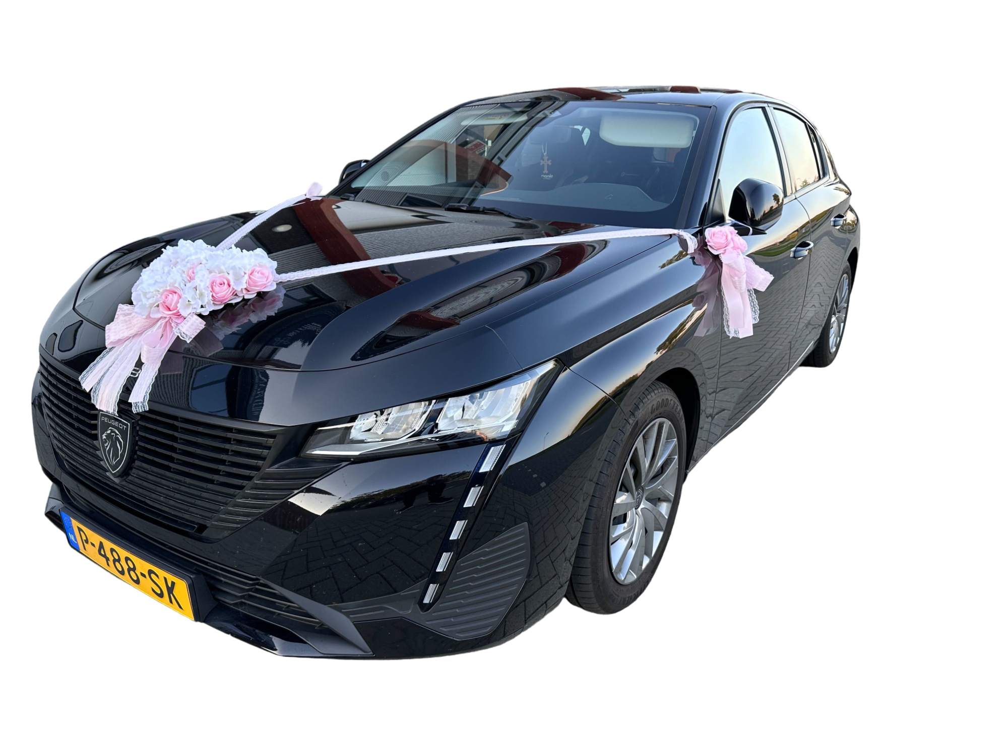 Luxe Trouwauto Decoratie: PAULIN