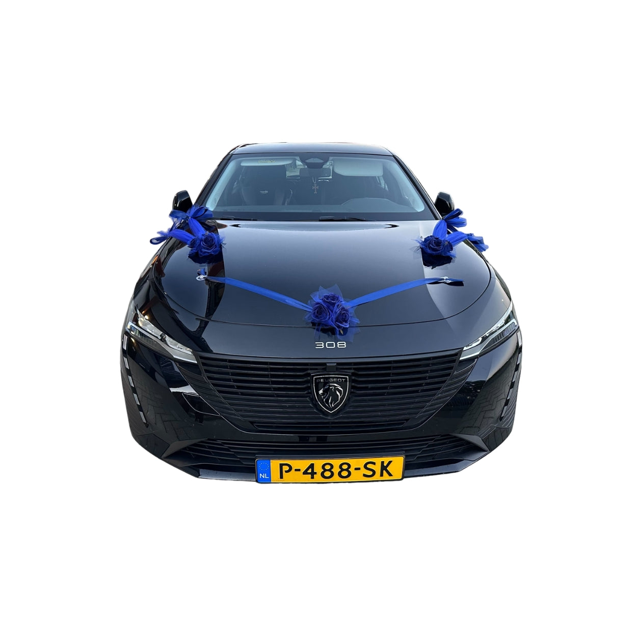 Luxe Trouwauto Decoratie: RITA ROYAL BLAUW