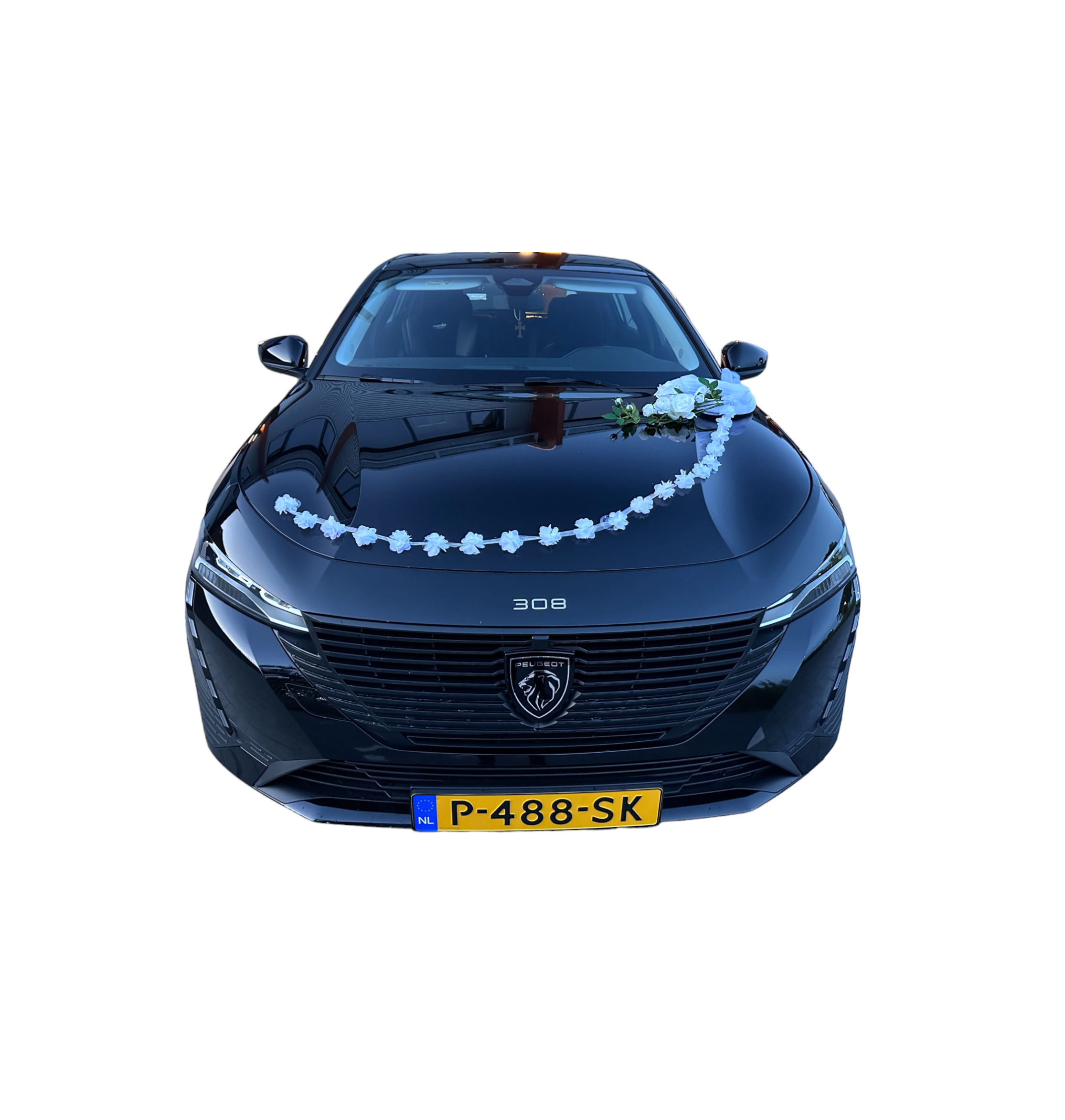 Luxe Trouwauto Decoratie: THERESA