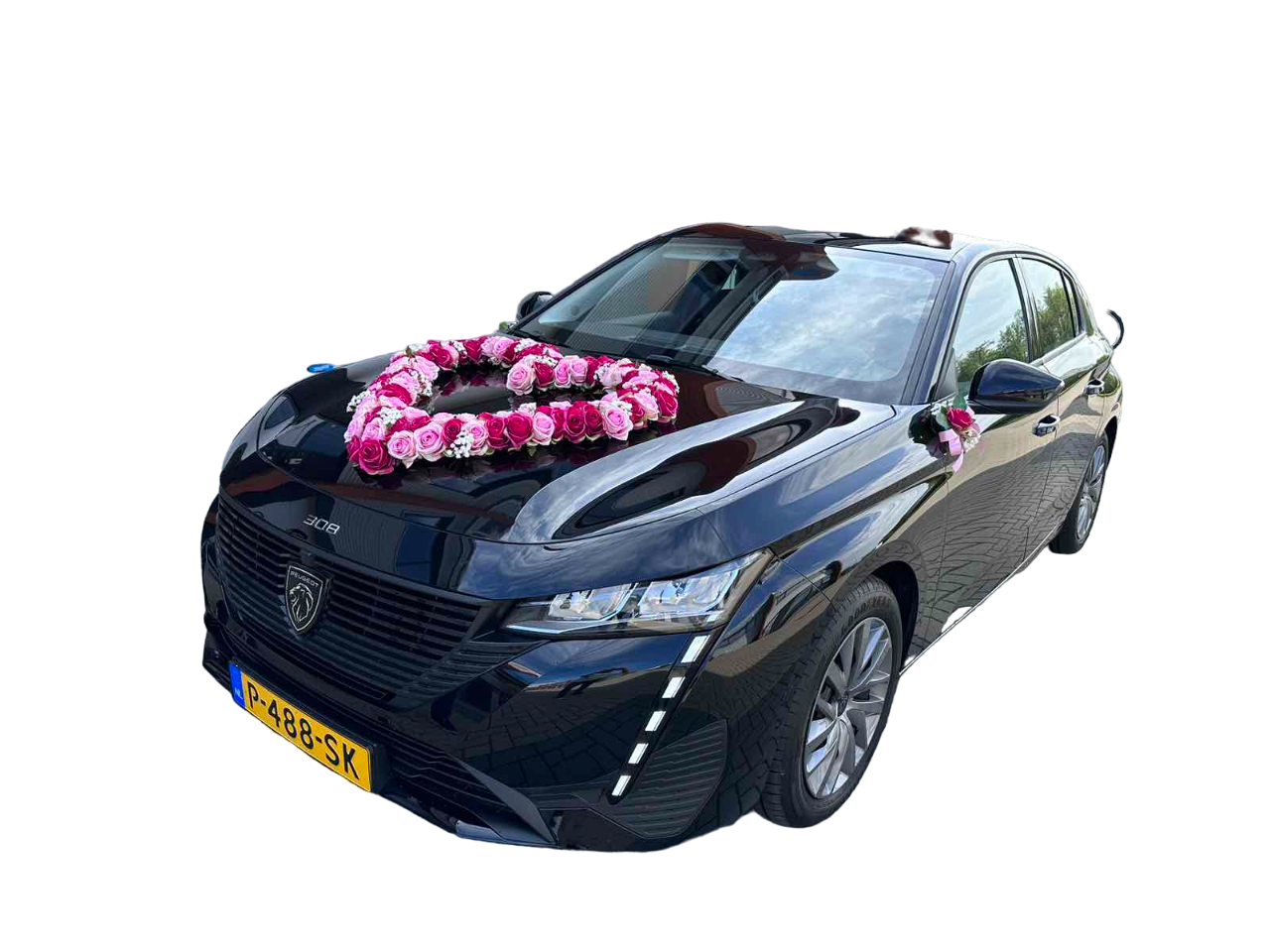 Luxe Trouwauto Decoratie: LAIDA