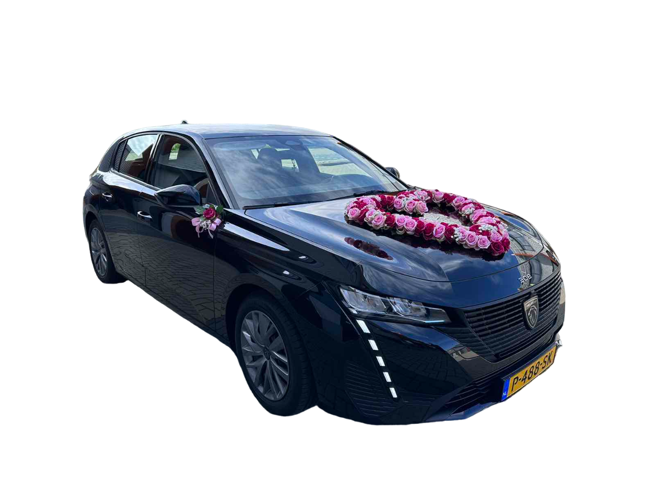 Luxe Trouwauto Decoratie: LAIDA