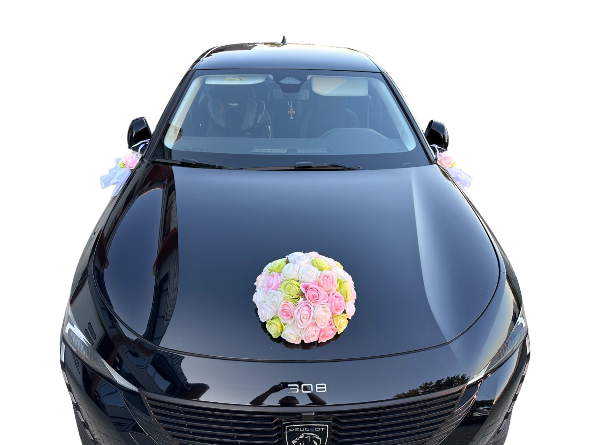 Luxe Trouwauto Decoratie: YVONNE