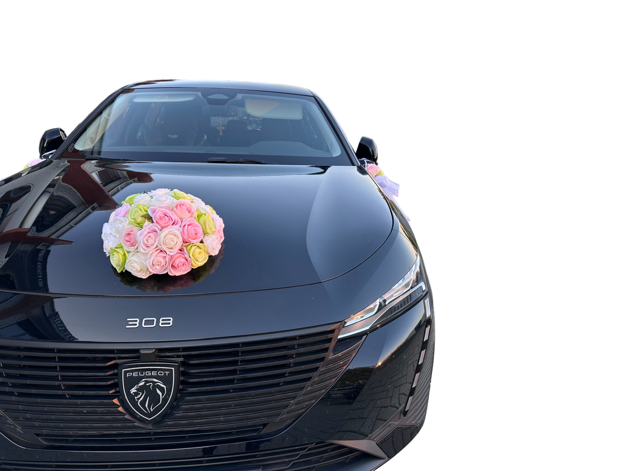 Luxe Trouwauto Decoratie: YVONNE