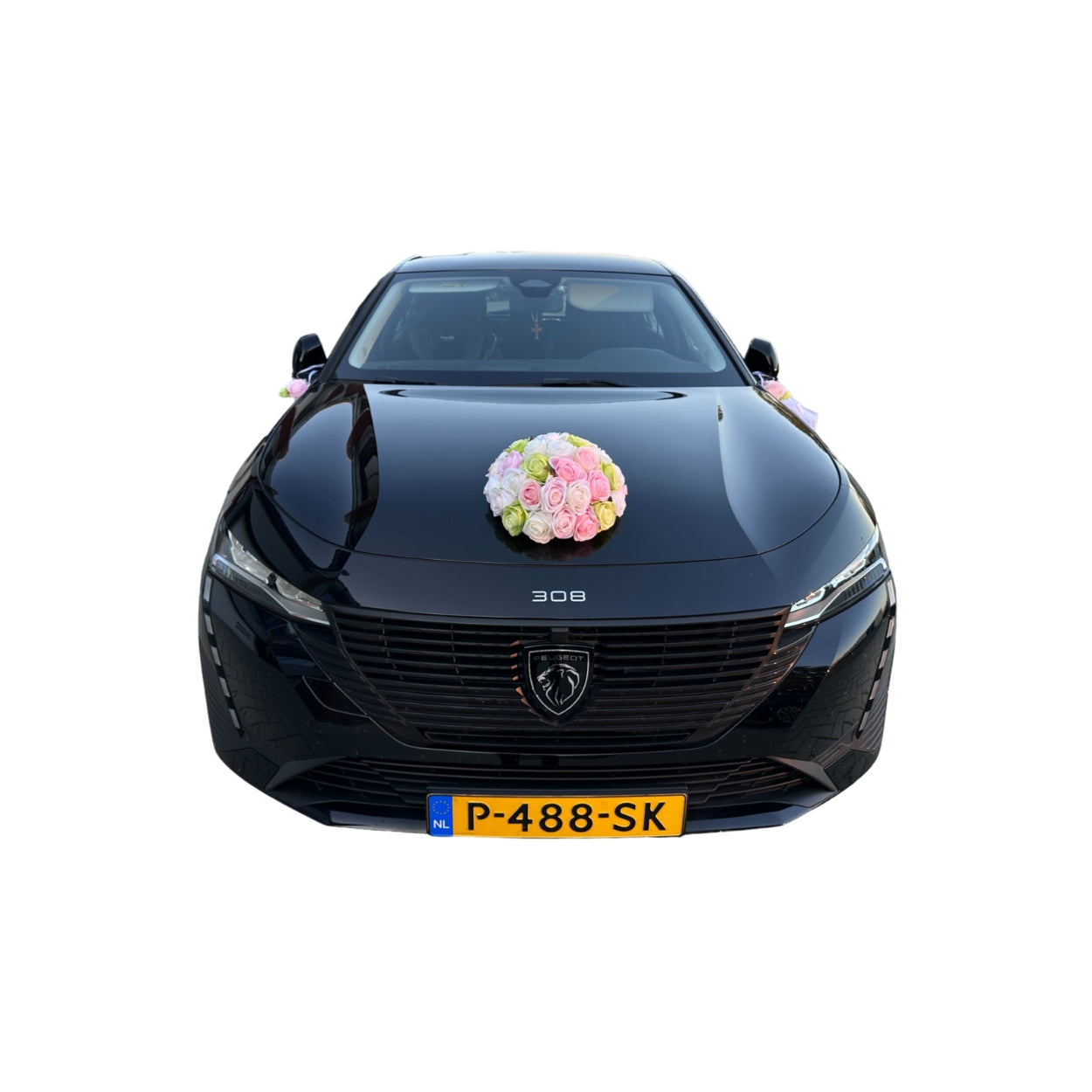 Luxe Trouwauto Decoratie: YVONNE