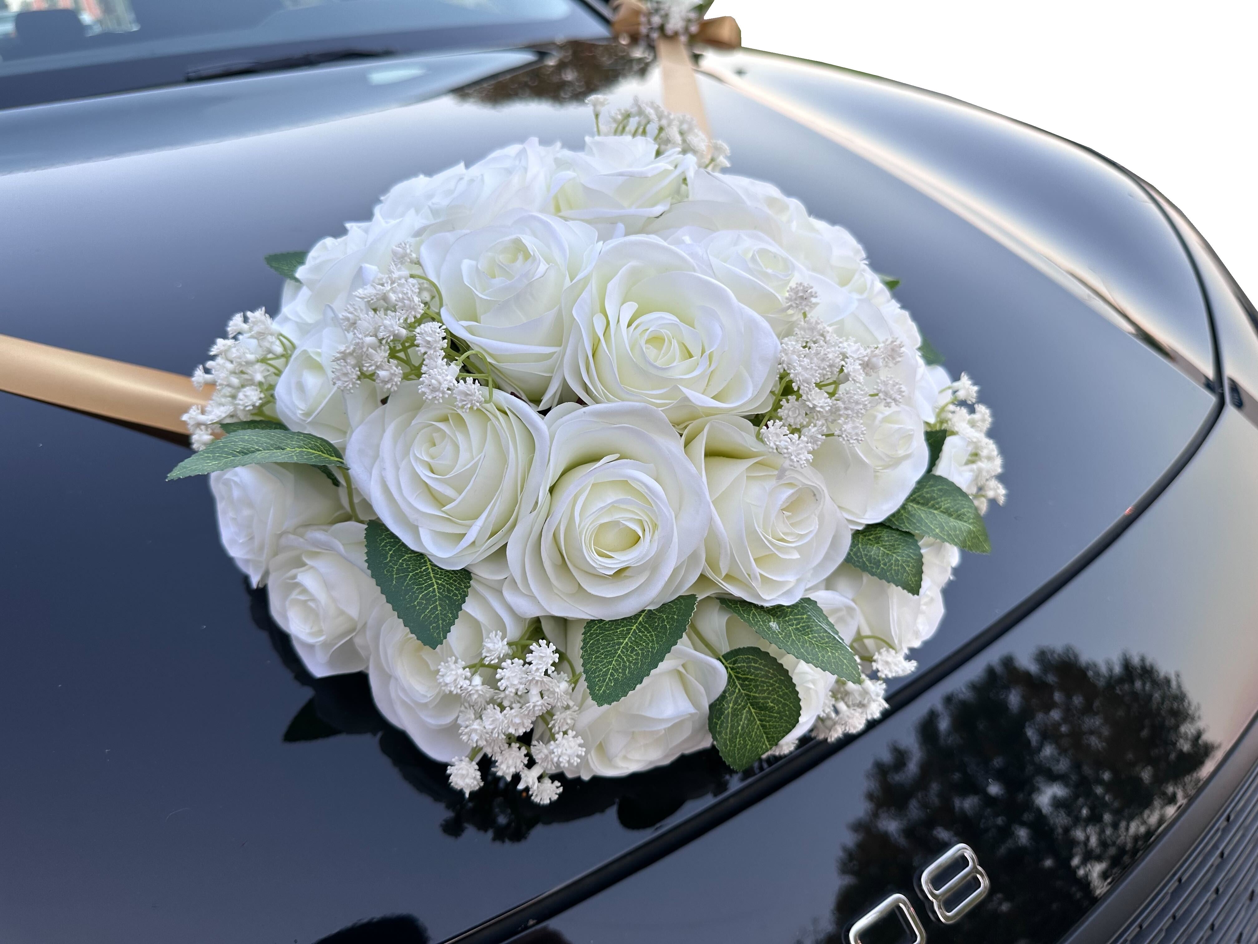 Luxe Trouwauto Decoratie: ZAHANA