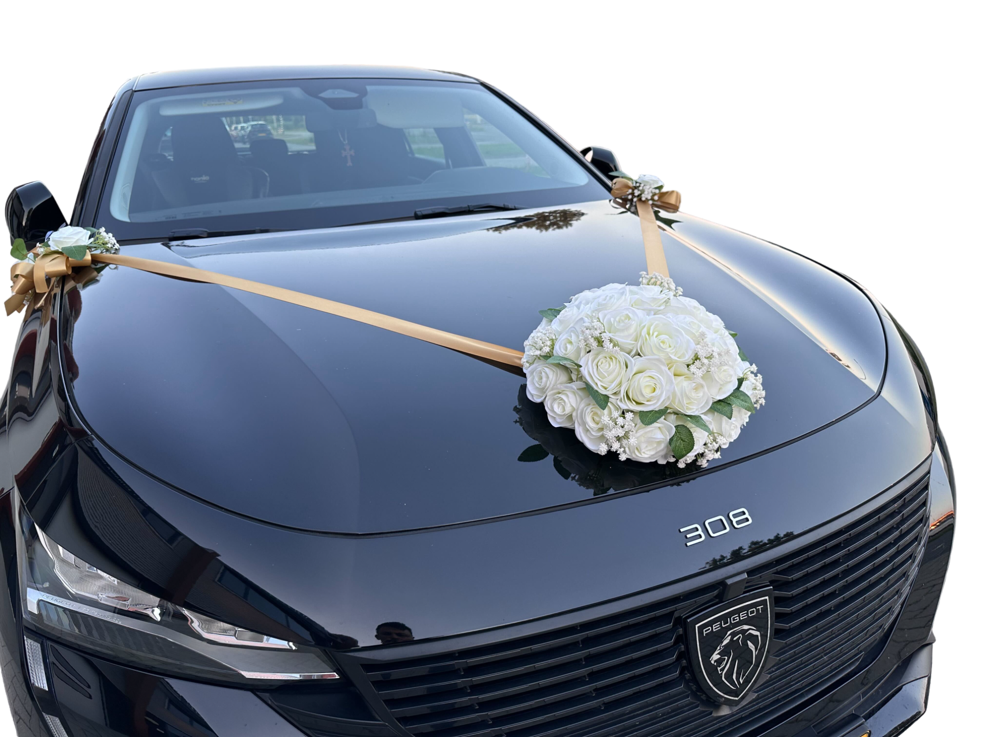 Luxe Trouwauto Decoratie: ZAHANA