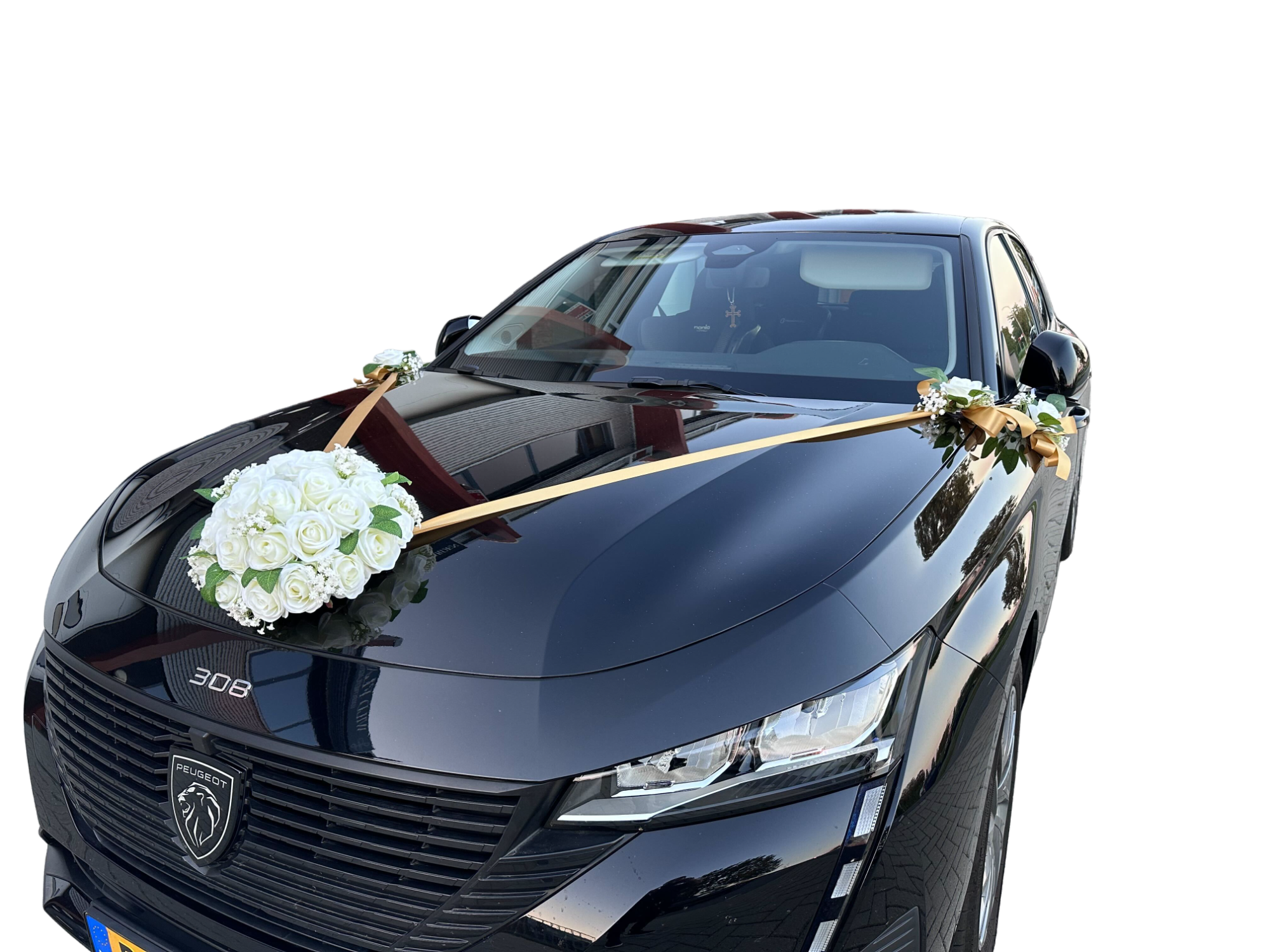 Luxe Trouwauto Decoratie: ZAHANA