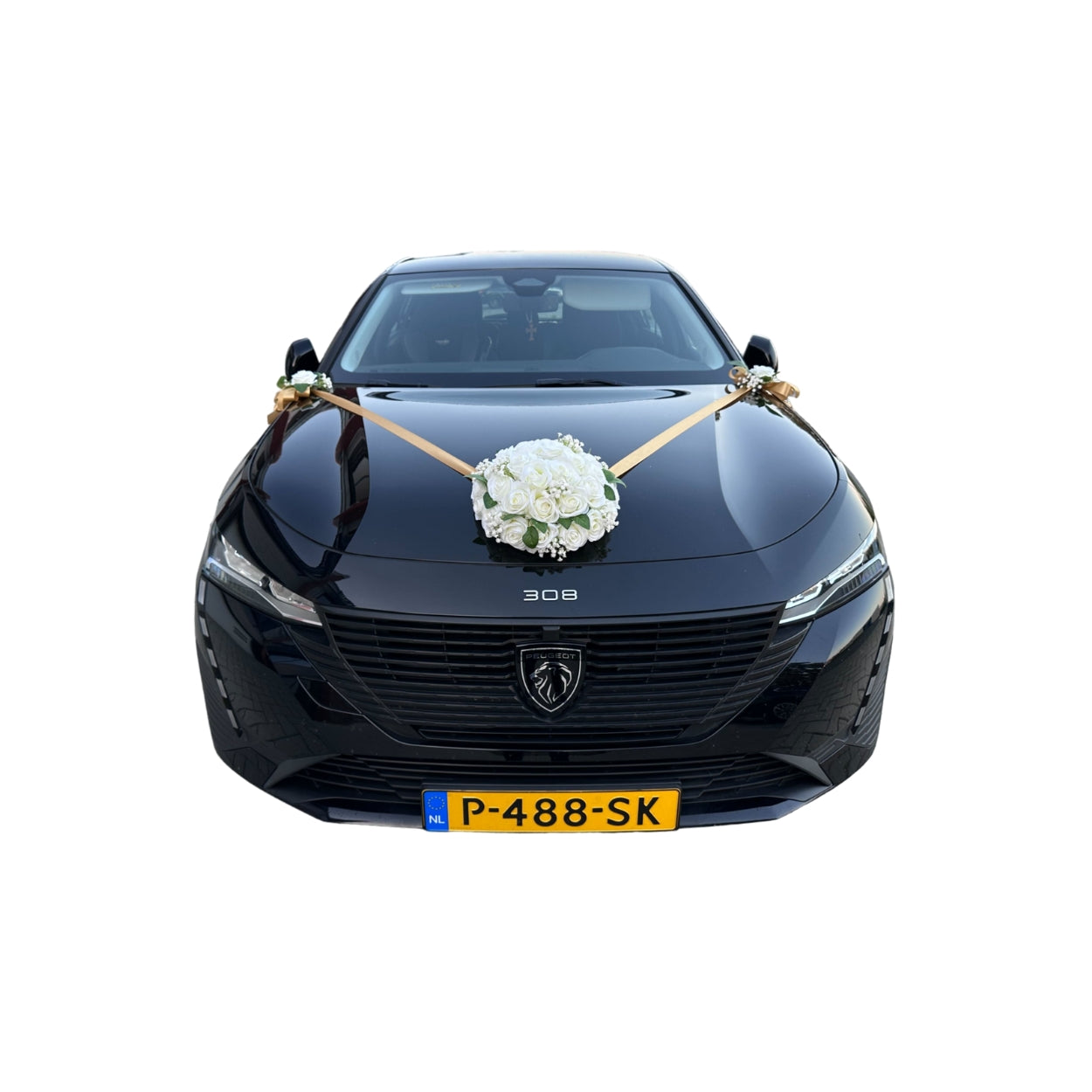 Luxe Trouwauto Decoratie: ZAHANA