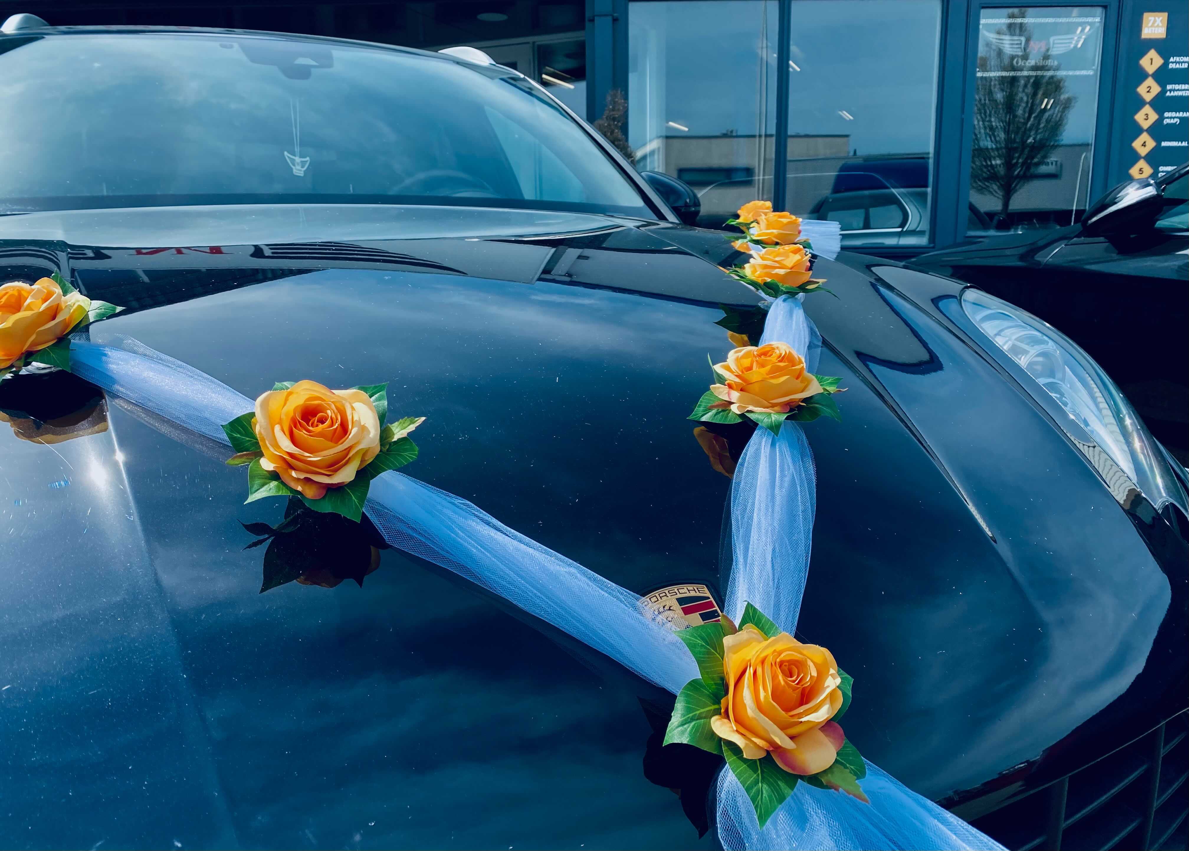 Luxe Trouwauto Decoratie: EVITA