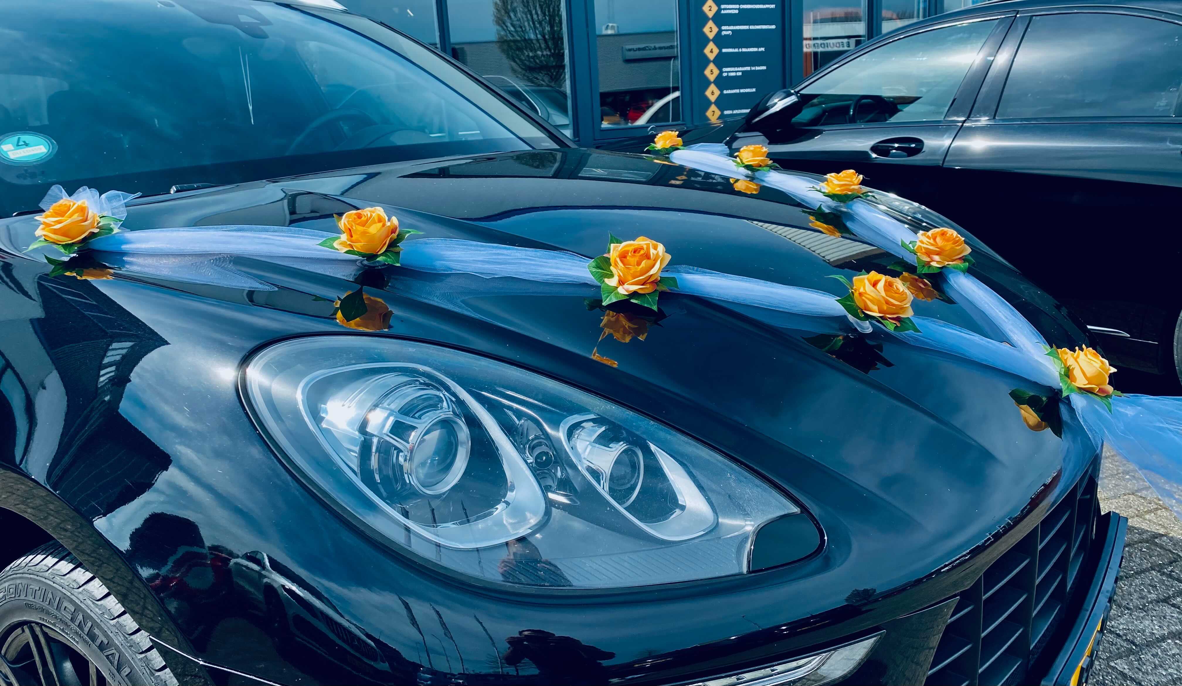 Luxe Trouwauto Decoratie: EVITA