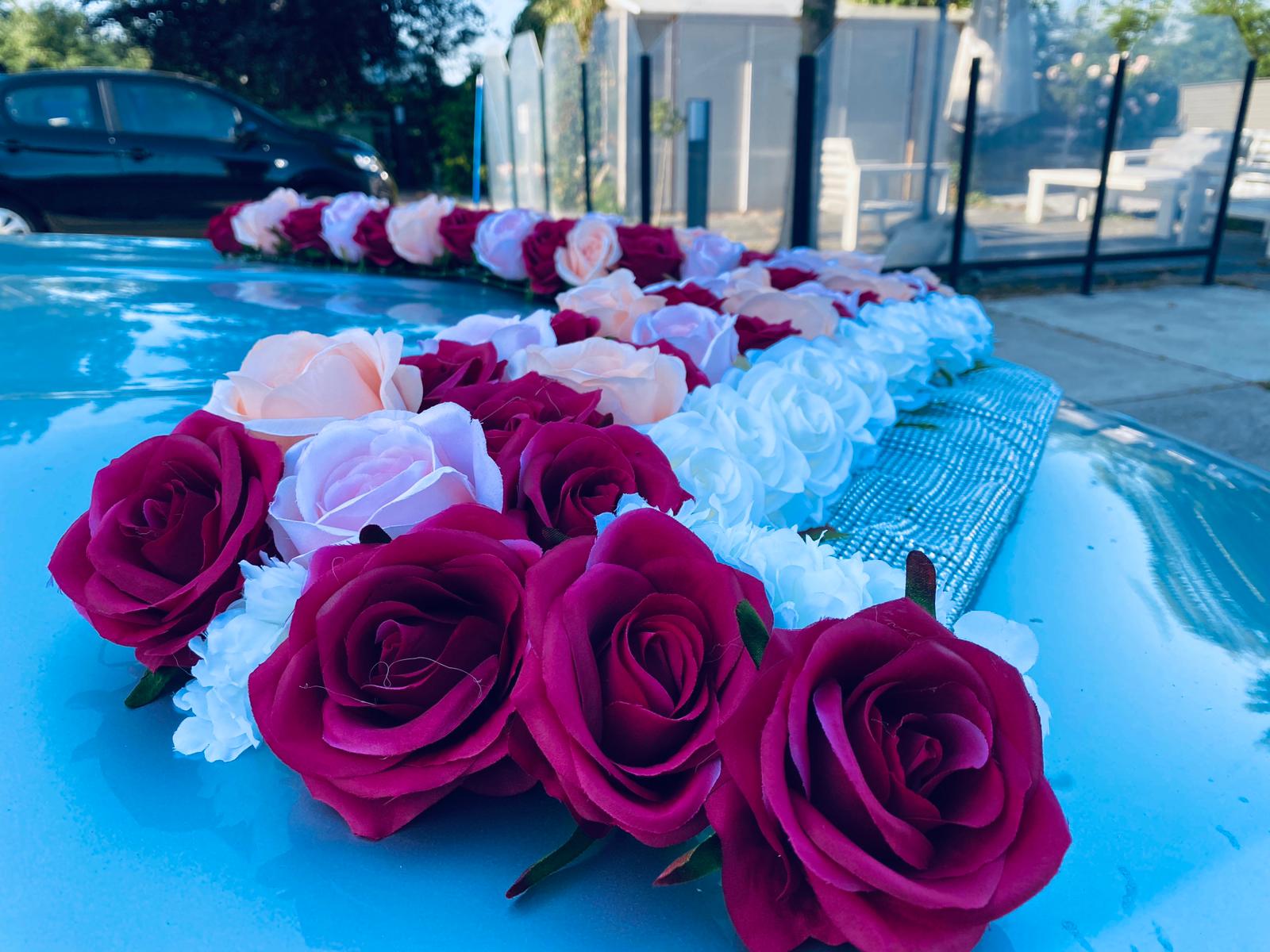 Luxe Trouwauto Decoratie: EVERA