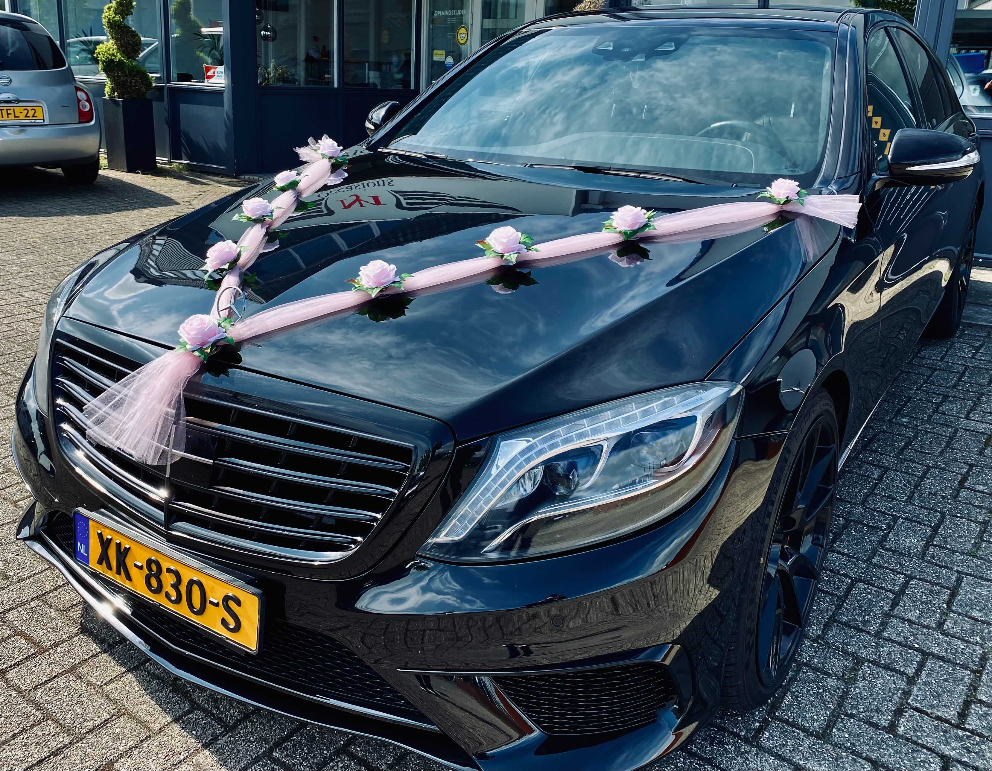 Luxe Trouwauto Decoratie: DRINA