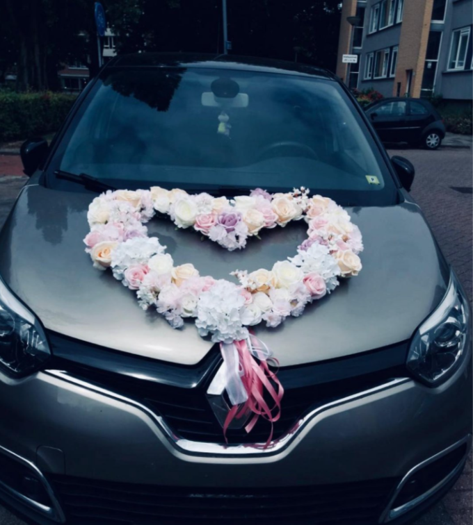 Luxe Trouwauto Decoratie: BLANCA