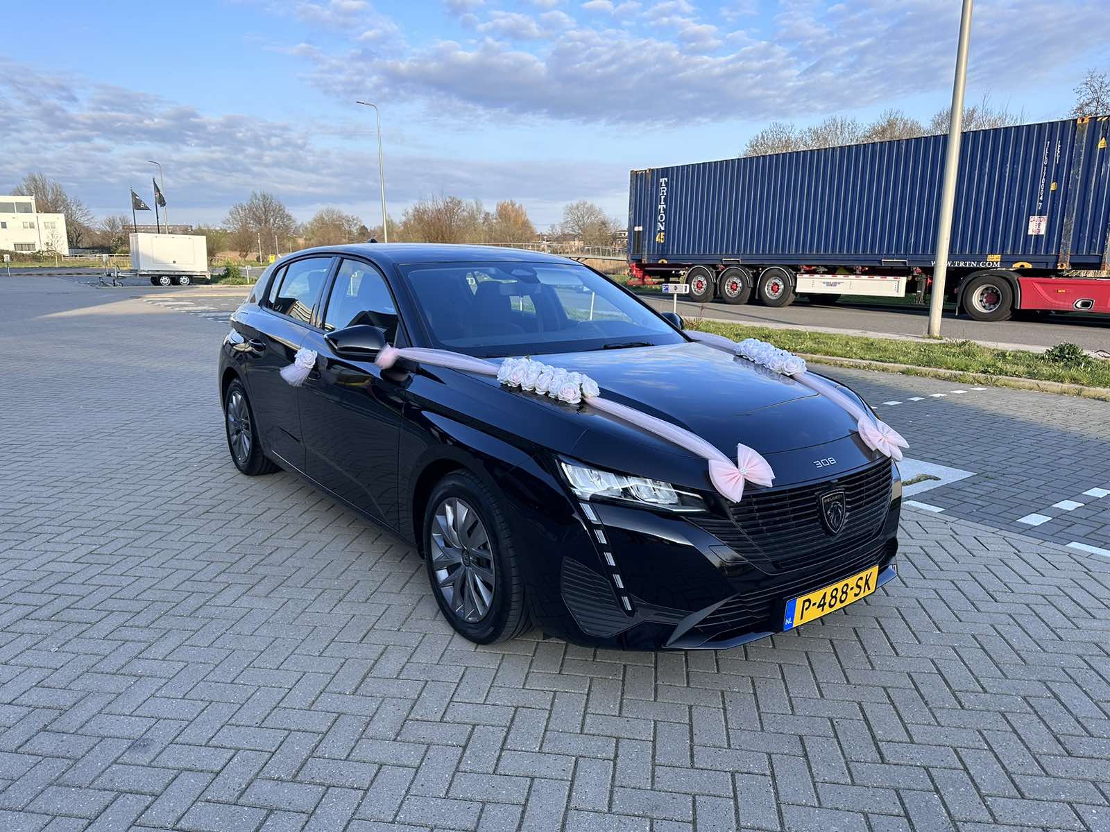 Luxe Trouwauto Decoratie: FLAVIA