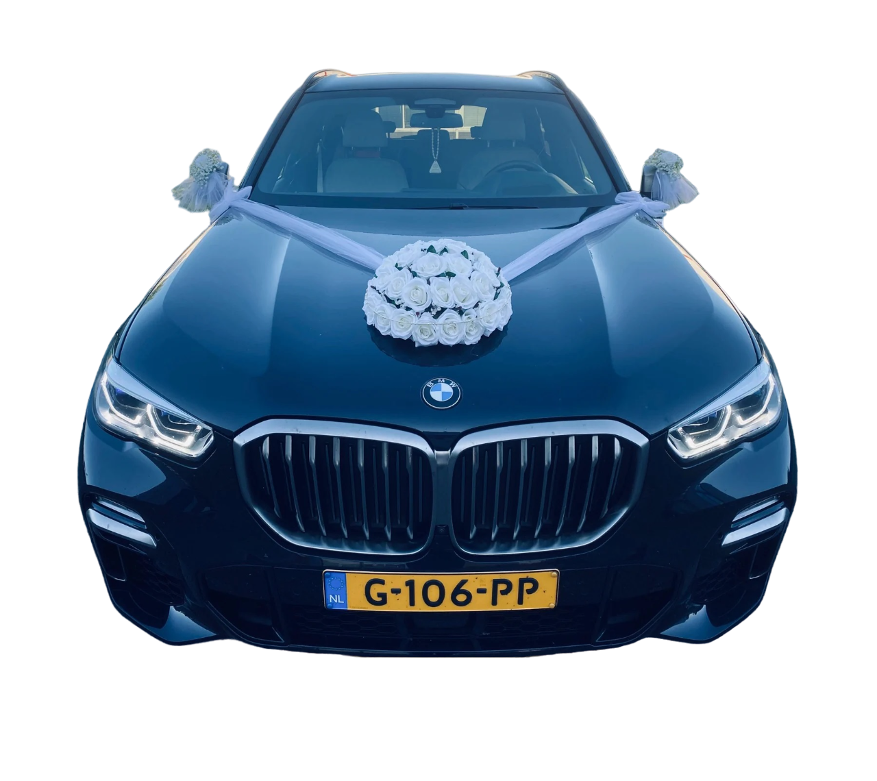 Luxe Trouwauto Decoratie: SANTE