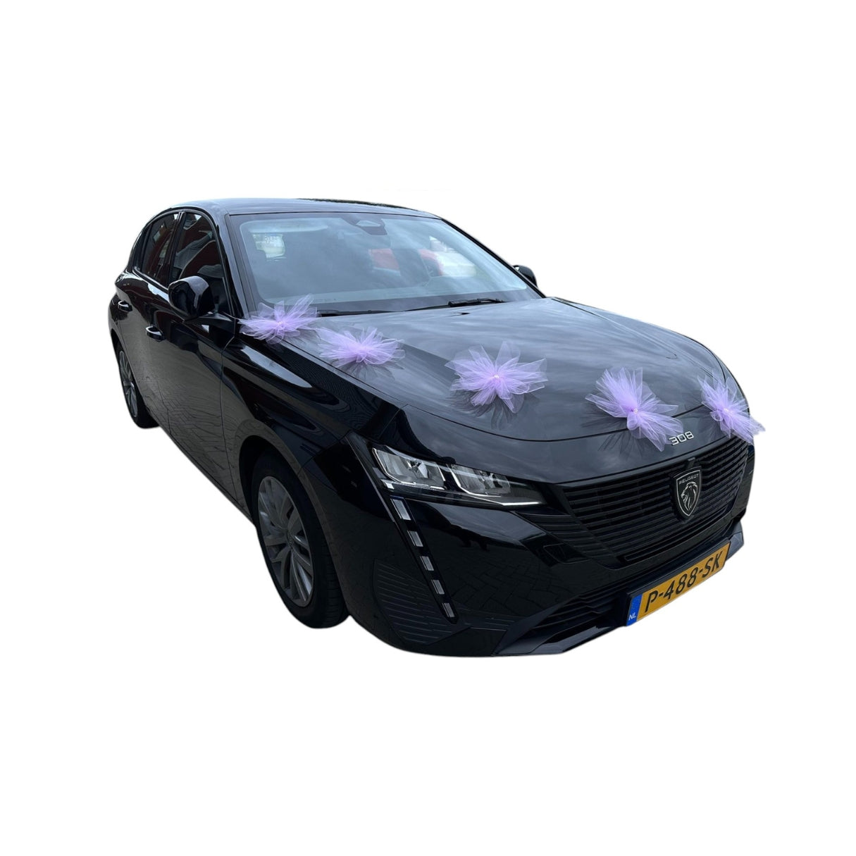 Luxe Trouwauto Decoratie: AMY LILA