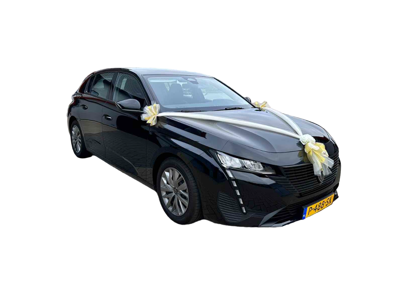 Luxe Trouwauto Decoratie: CLARA ECRU & GOUD