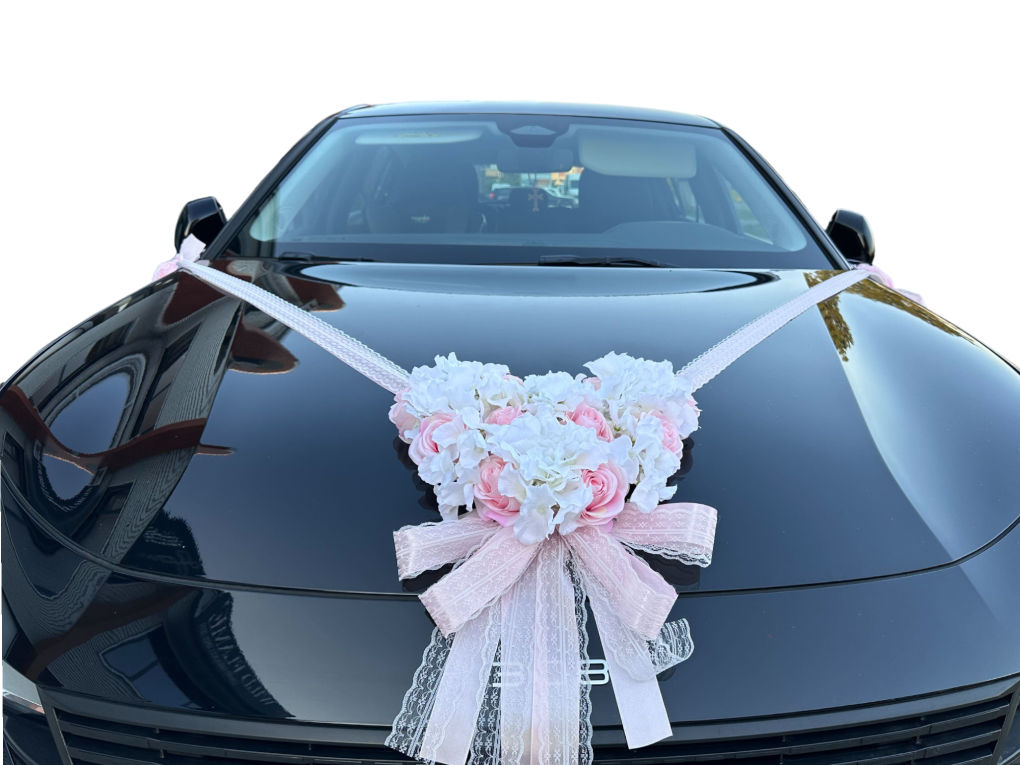 Luxe Trouwauto Decoratie: PAULIN