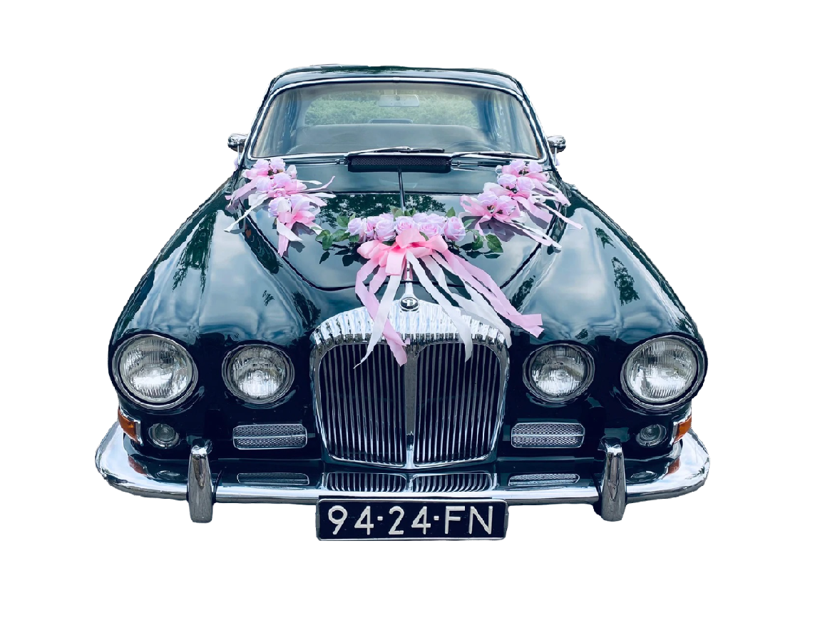 Luxe Trouwauto Decoratie: JOVITA