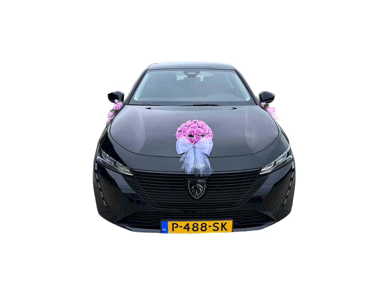 Luxe Trouwauto Decoratie: REBECA
