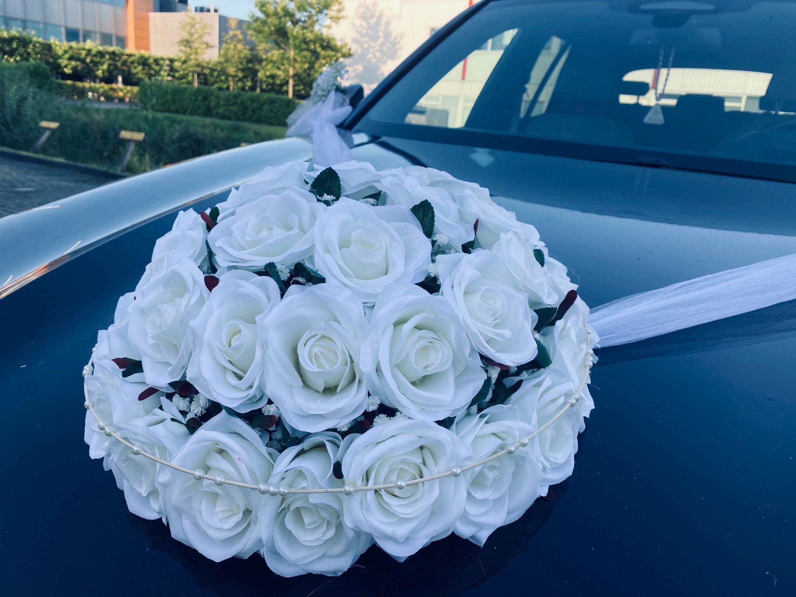 Luxe Trouwauto Decoratie: SANTE